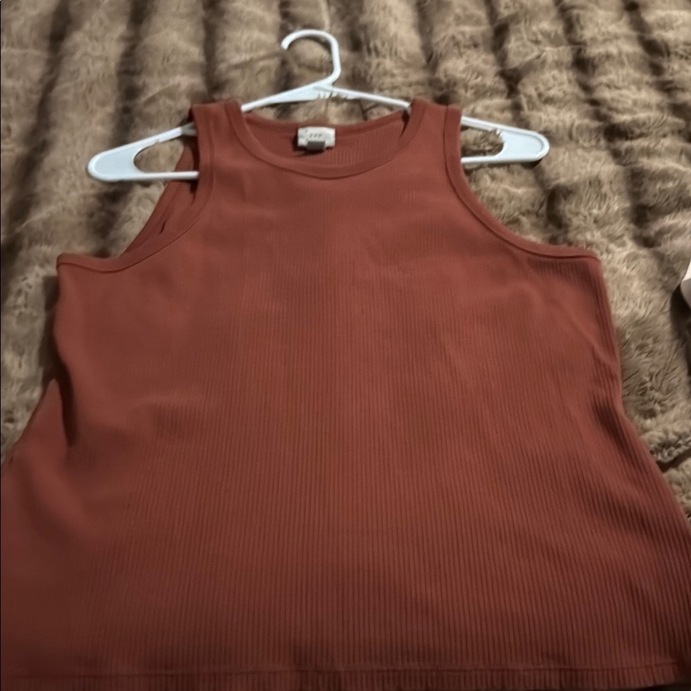 A New Day Red Sleeveless Tank Top
